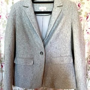 Size 6 Womens Gray Blazer, LOFT